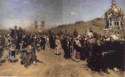 Ilya Repin Religious Procession in kursk province Germany oil painting artist